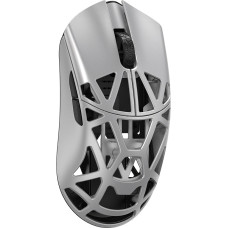 Wlmouse Beast X Mini Pro Solid SIdes, Omron Opticals Switches, Metallic Silver