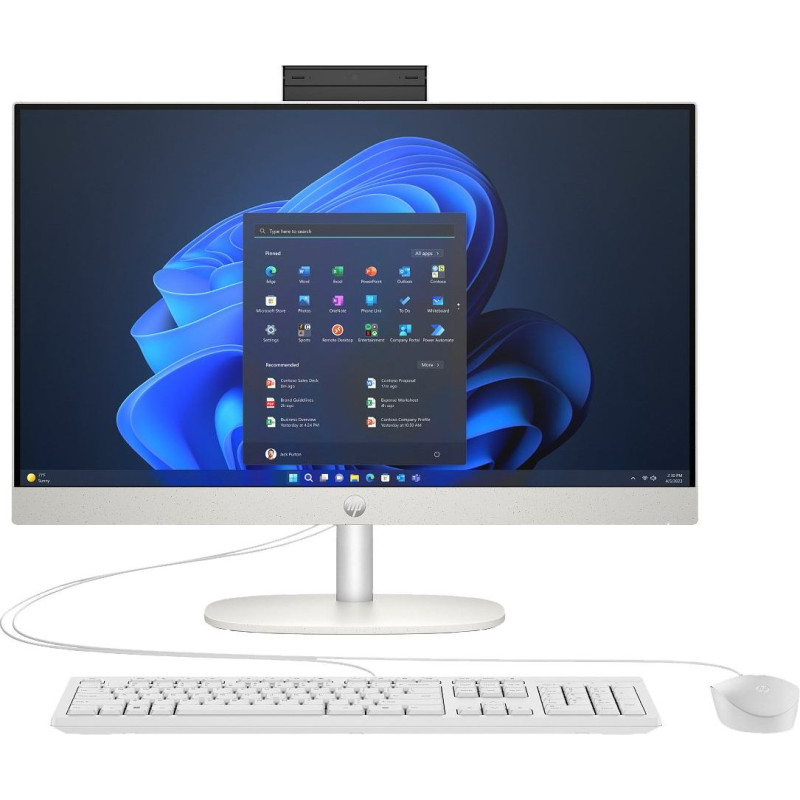 Hewlett-Packard HP ProOne 245 G10 Desktop PC AMD Ryzen&trade; 7 7730U 60,5 cm (23.8") 1920 x 1080 px 16 GB DDR4-SDRAM 512 GB SSD Windows 11 Pro Wi-Fi 6 (802.11ax)
