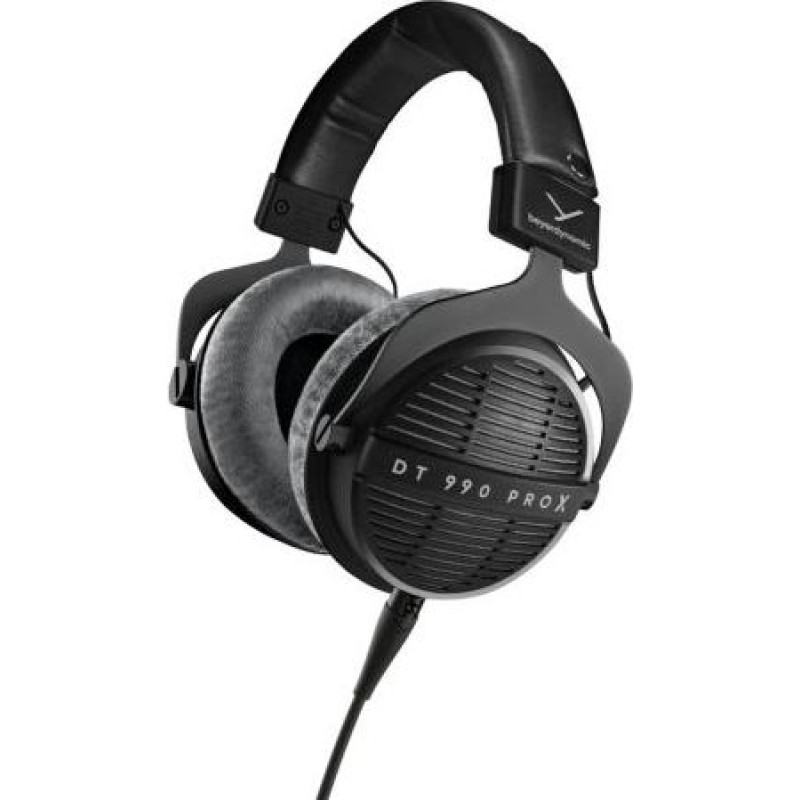 Beyerdynamic DT 990 PRO X 48 Ohm Wired Over-Ear Studo Headphones with Detachable Cable (mini-XLR) Black EU
