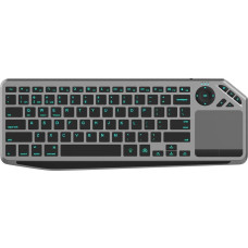 Techly ICTB9801TB keyboard Universal RF Wireless + Bluetooth QWERTY US English Black