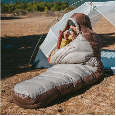 Naturehike śpiw&oacute;r Snowbird Duck Down 400 m CNK2550WS014-smoky brown Naturehike