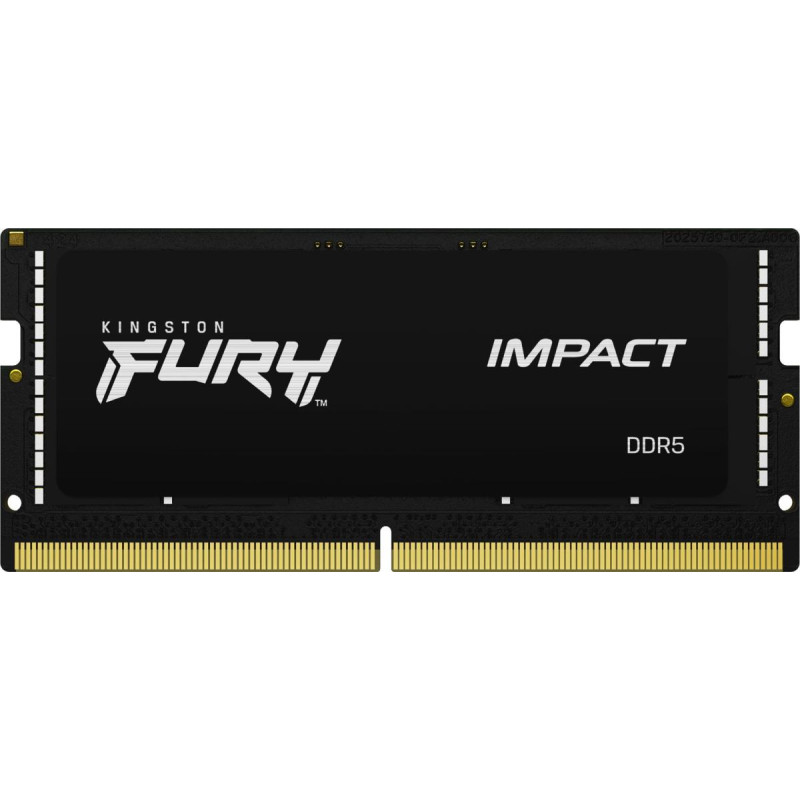 Kingston Fury Pamięć do laptopa Kingston Fury Impact, SODIMM, DDR5, 32 GB, 4800 MHz, CL38 (KF548S38IB-32 )