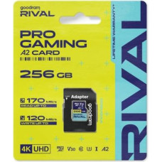 Goodram Memory card microSD 256GB Rival UHS-I V30 U3 C10 A2 170/120MBs