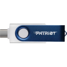 Patriot Memory 64GB Xporter X550 USB flash drive Dual USB A+C (PS64GX550AAD) White, Blue