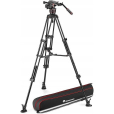 Manfrotto Statyw Manfrotto Zestaw Twin Alu z głowicą 608- środek rozpierający