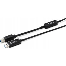 Microconnect Kabel USB MicroConnect USB-A - USB-B 10 m Czarny (MC-USB3.0AB10OP)
