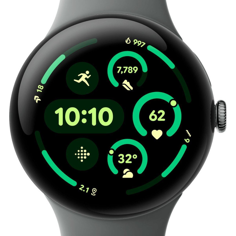 Google Smartwatch Pixel Watch 3 45mm Szary (GA05786-DE)