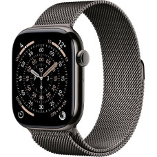 Apple Smartwatch Apple Watch 11 GPS + Cellular 42mm Slate Titanium Milanese Loop Grafitowy  (MF8U4ZR/A)