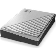 WD Dysk zewnętrzny HDD WD My Passport Ultra 4TB Srebrny (WDBFTM0040BSL-WESN)