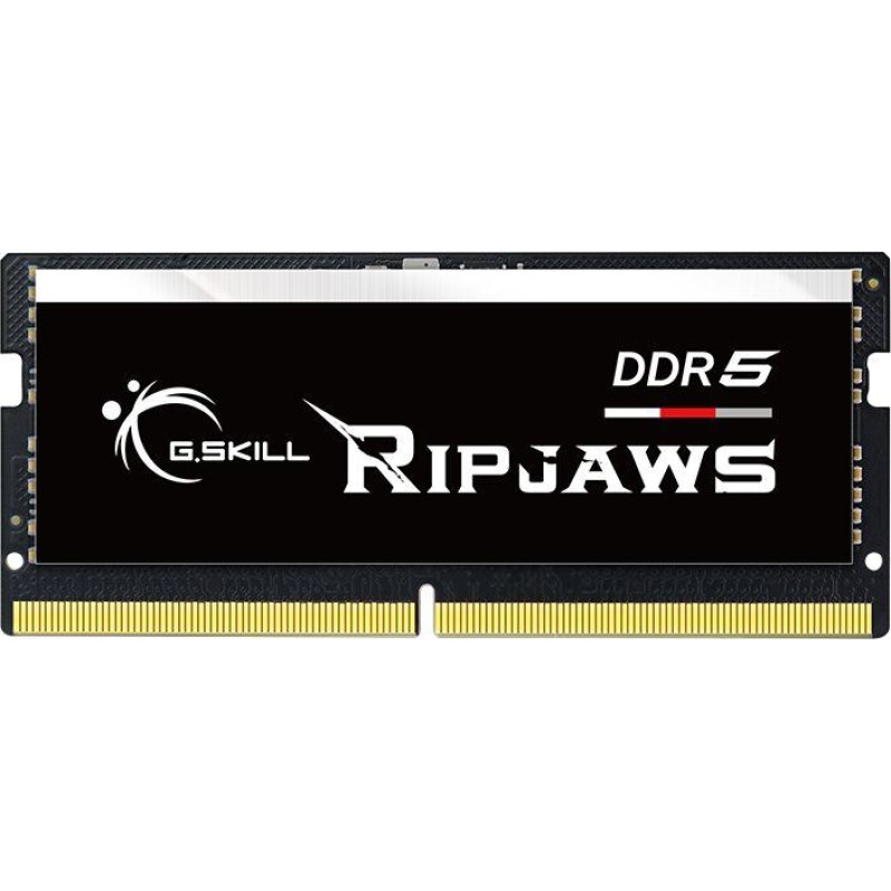 G.skill Pamięć do laptopa G.Skill Ripjaws, SODIMM, DDR5, 16 GB, 4800 MHz, CL40 (F5-4800S4039A16GX1-RS)