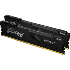 Kingston Technology FURY Beast 16GB 3200MT/s DDR4 CL16 DIMM (Kit of 2) Black
