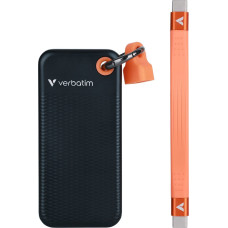 Verbatim Dysk zewnętrzny SSD Verbatim Pocket 1TB Czarno-pomarańczowy (32193)