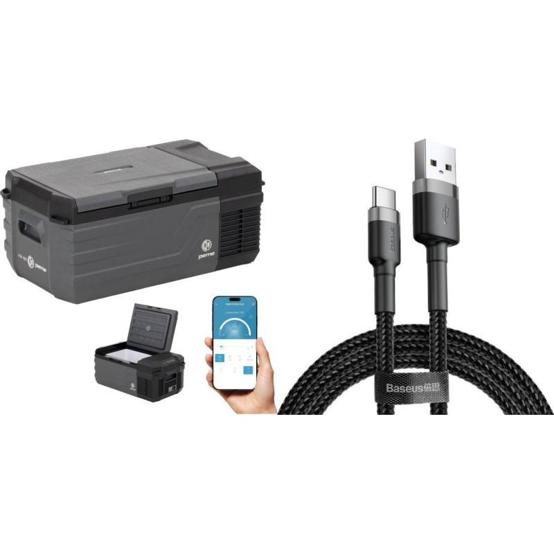Peme Lod&oacute;wka turystyczna Peme Quest 15 Dark Sky + kabel usb