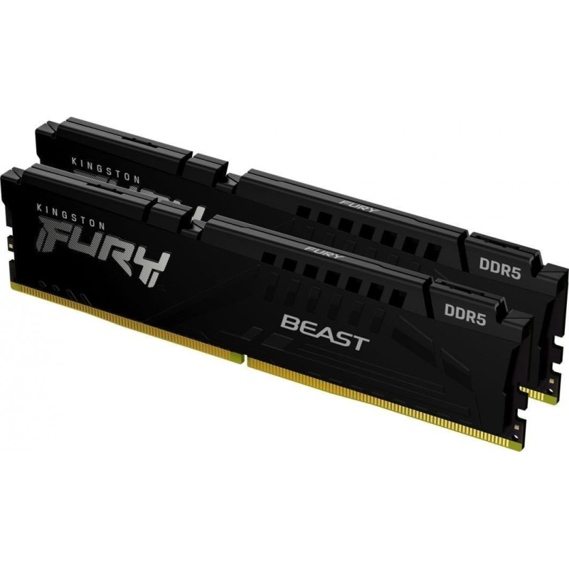 Kingston Fury Pamięć Kingston Fury Beast, DDR5, 32 GB, 6400MHz, CL32 (KF564C32BBEK2-32)
