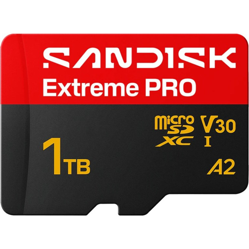 Sandisk Extreme Pro microSD UHS-I 1TB MicroSD 250MB/s (Read) / 170MB/s (Write)