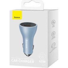 Baseus Car Charger Golden Contactor Pro C+C+U 65W Blue (CGJP010003)