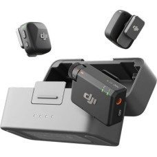 DJI Microphone Mic Mini (2TX + 1RX + Charging Case) Wireless Set Black EU (CP.RN.00000433.01)