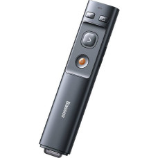 Baseus Orange Dot Multifunctionale remote control for presentation, with a laser pointer - gray
