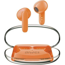 Awei Słuchawki bluetooth 5.3 t85 enc tws pomarańczowe