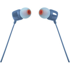 JBL Słuchawki jbl t110 (niebieskie, z mikrofonem)