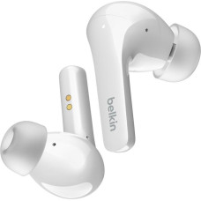 Belkin Słuchawki bezprzewodowe douszne belkin soundform flow noise cancellation earbuds anc bt5.2 ipx5 white