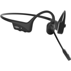 Shokz OpenComm2 2025 Upgrade Wireless Bluetooth Bone Conduction Videoconferencing Headset with USB-C Charging Port | 16 Hr Talk Time, 29m Wireless Range, 1 Hr Charge Time | Includes Noise Cancelling Boom Mic, Black