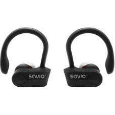 Savio TWS-03 Wireless Bluetooth Earphones, Black
