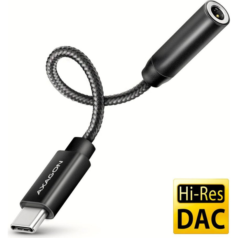 Axagon Ada-hc zewnętrzna karta dźwiękowa usb-c 32bit dac 3.5mm (f) złącze, 384khz