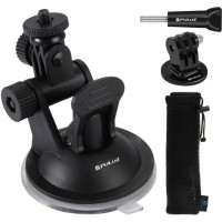 Puluz car windshield mount for sports cameras (including Osmo Action 5 Pro, Insta360 X5)