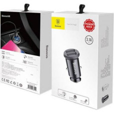 Baseus Car Charger Grain 3.1A Black (CCALL-ML01)