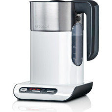 Bosch TWK8611P electric kettle 1.5 L 2400 W Anthracite, Stainless steel, White