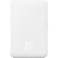 Baseus Magnetic Mini Powerbank Baseus 5000mAh, USB-C 20W (white)