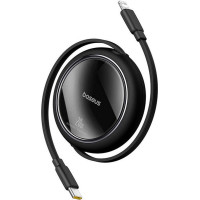 Baseus USB Cable Baseus Free2Pull USB-C to iP 20W 1m (black)