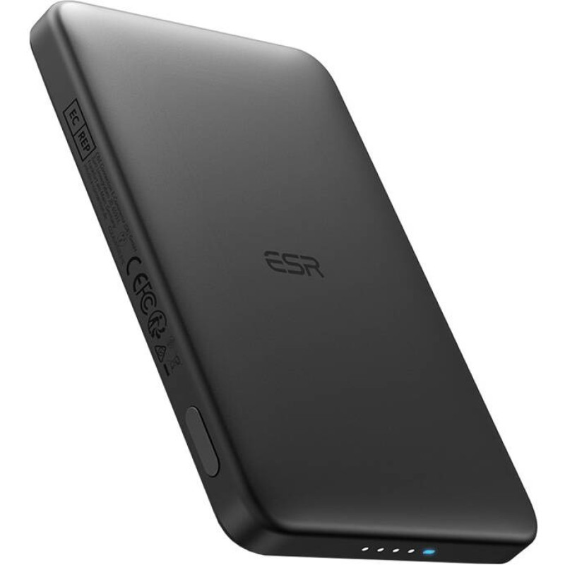 ESR Qi2 MagSlim 5000 mAh magnetic powerbank (black)