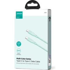 Joyroom USB - Lightning Cable Multi-Color Series A14, 480mb/s, 60W, 1m, Green (SA34-CC3)