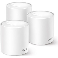 Tp-Link Wi-Fi Router Deco X1500 AC1900 (3pcs), 1500Mbps, LAN/WAN, 802.11ac, Wi-Fi 6, White EU