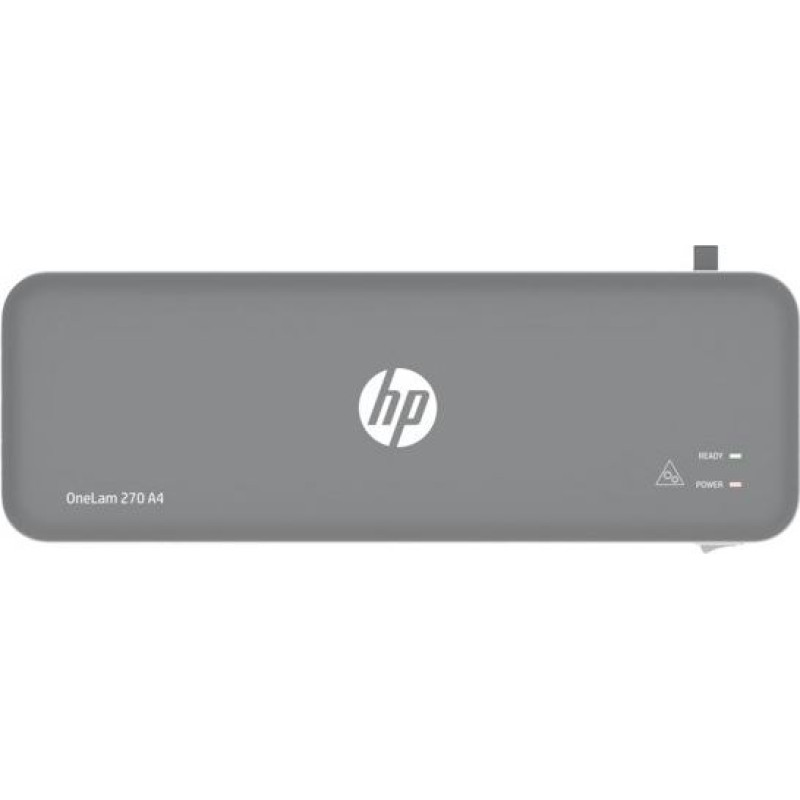 Hewlett-Packard HP OneLam 270 laminator, A4, Hot, 5 pouches: A4/80 mic, grey