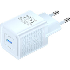 Vention Wall charger, Vention, FEPL0-EU, USB-C, 20W, GaN (blue)