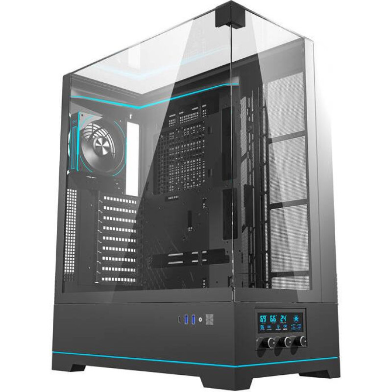 Darkflash DY450L PRO computer case (black) + 1 fan