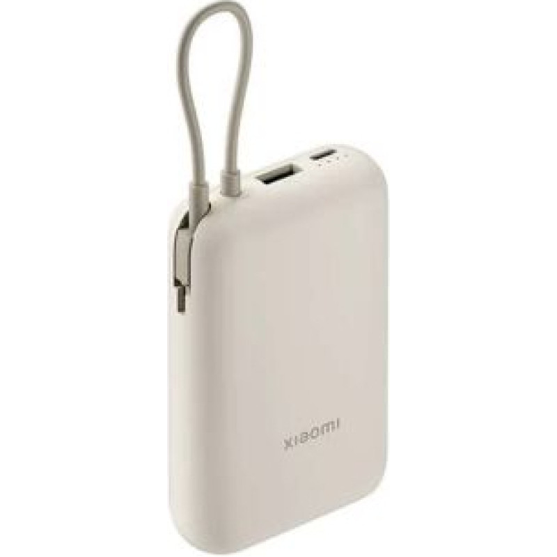 Xiaomi Power Bank 10000 mAh 22.5W with Integrated Type-C Cable Light Brown EU BHR9072GL