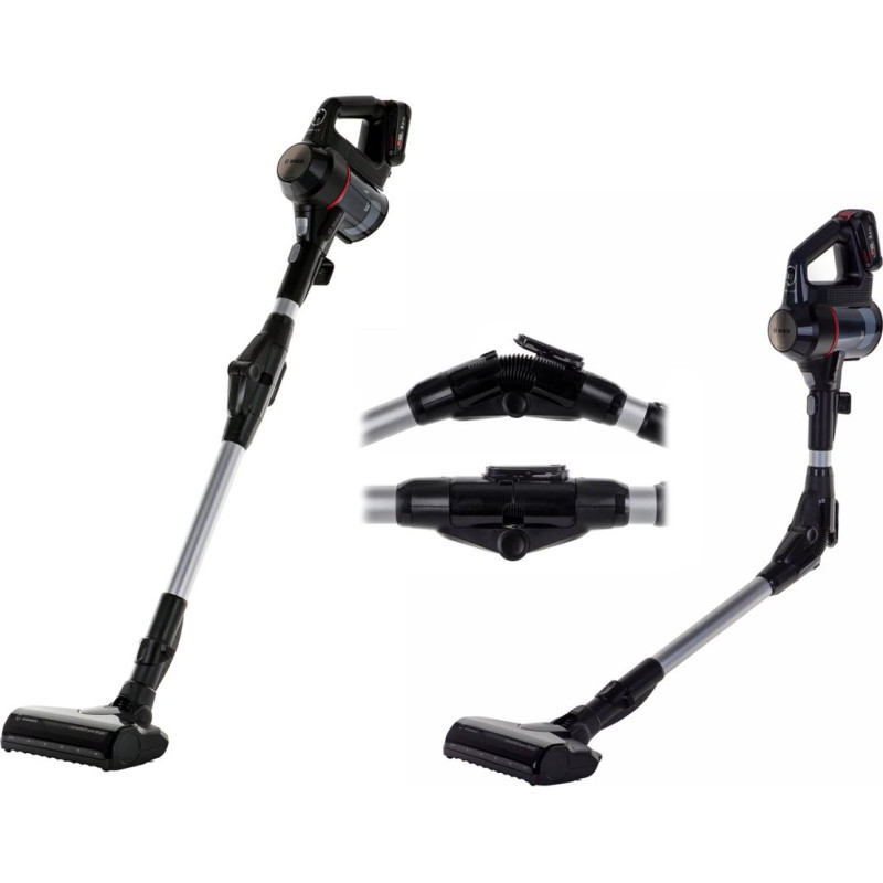 Bosch BBS712A stick vacuum/electric broom Bagless 0.3 L Black, Stainless steel