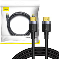 Baseus Cafule 4KHDMI Male To 4KHDMI Male Adapter Cable 2m Black