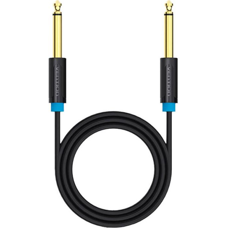 Vention Audio Cable TS 6.35mm Vention BAABJ 5m (black)