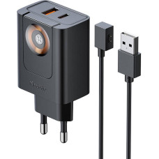 Mcdodo CH-3700 30W 2-in-1 USB-C+A Charger, black