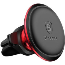 Baseus Car Mount Magnetic Car Air vent Phone Holder, Red/ Black (SUGX020009)
