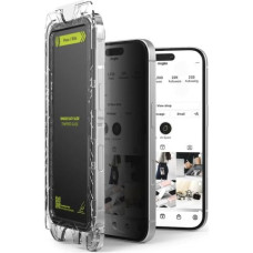 Ringke iPhone 16 Pro Max Screen Protector Privacy Premium Easy Slide Tempered Glass 9H with installation jig (2pcs) Transparent
