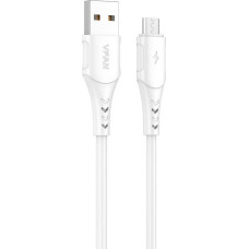 Vipfan USB to Micro USB cable VFAN Colorful X12, 3A, 1m (white)
