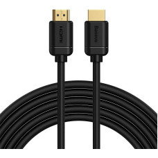 Baseus 2x HDMI 2.0 4K 60Hz Cable, 3D, HDR, 18Gbps, 5m (black)