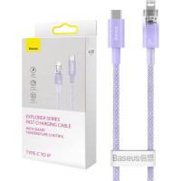 Baseus Fast Charging cable Baseus USB-C to Lightning  Explorer Series 1m, 20W (purple)