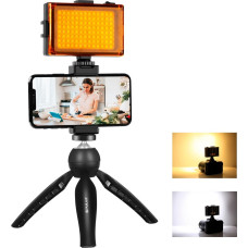 Puluz live recording set tripod + LED lamp + phone clip PKT3131B